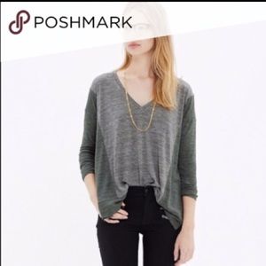 Madewell All Around Color-Blocked T-shirt Sz M